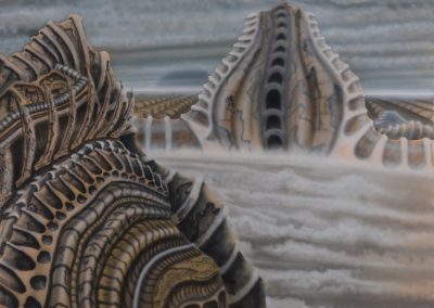 Alien Landscape painting by Robert Gray