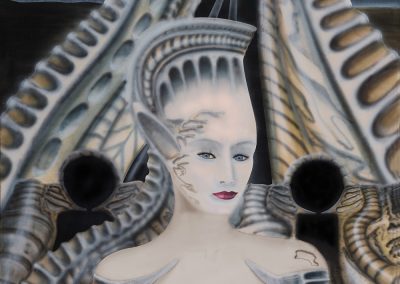 Zona Lisa painting by Robert Gray