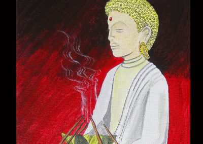 "Tranquility in the midst of Chaos" painting by Robert Gray